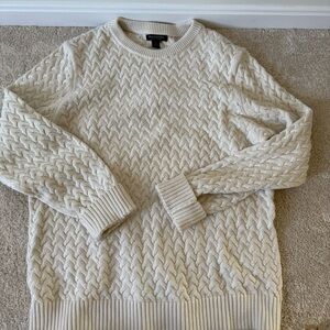Banana Republic Men's Textured Cream Sweater